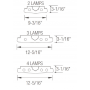 48" x 9" Premium Wraparound Fixture, 52W LED Module, 120-277V, 0-10V Dimming